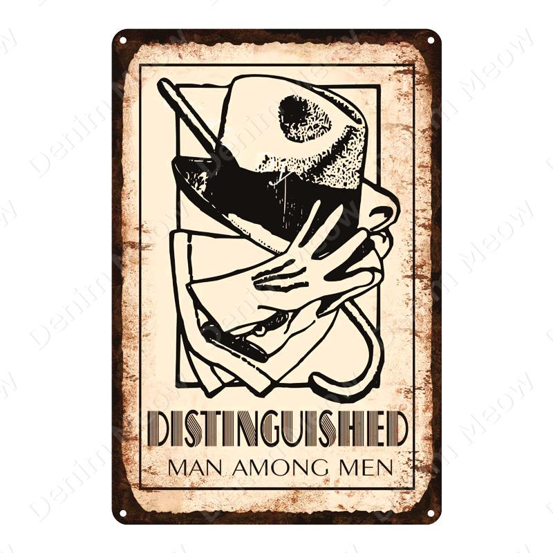 

Vintage Tin Sign for Hair Salon Barber Shop Bar Retro Club Home Decor Beware of at Work Metal Signs Wall Poster ZSS50 20x30cm（7.8x11.8inch）