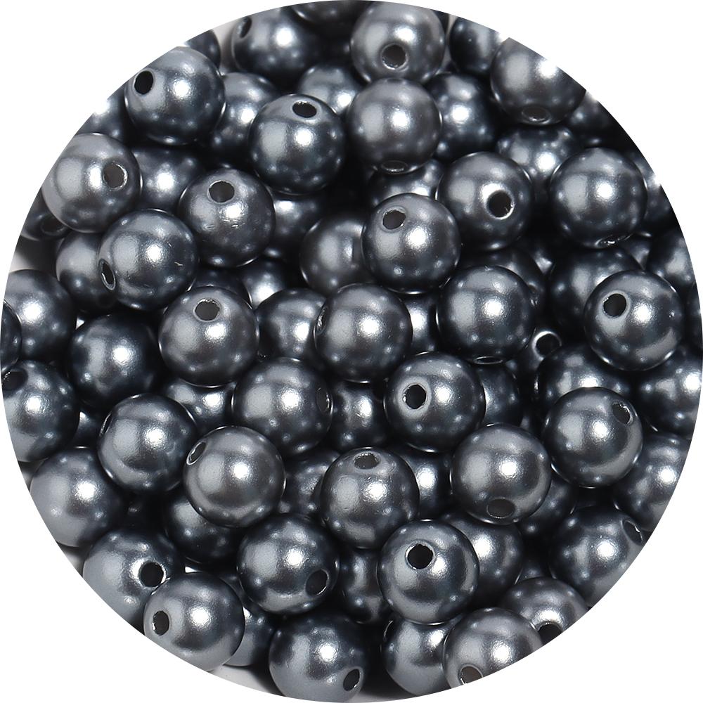50-1000pcs/Lot 3/4/5/6/8/10/12mm Round Acrylic Plastic Beads ABS Imitation Pearl Beads Loose Spacer Bead For Jewelry Making