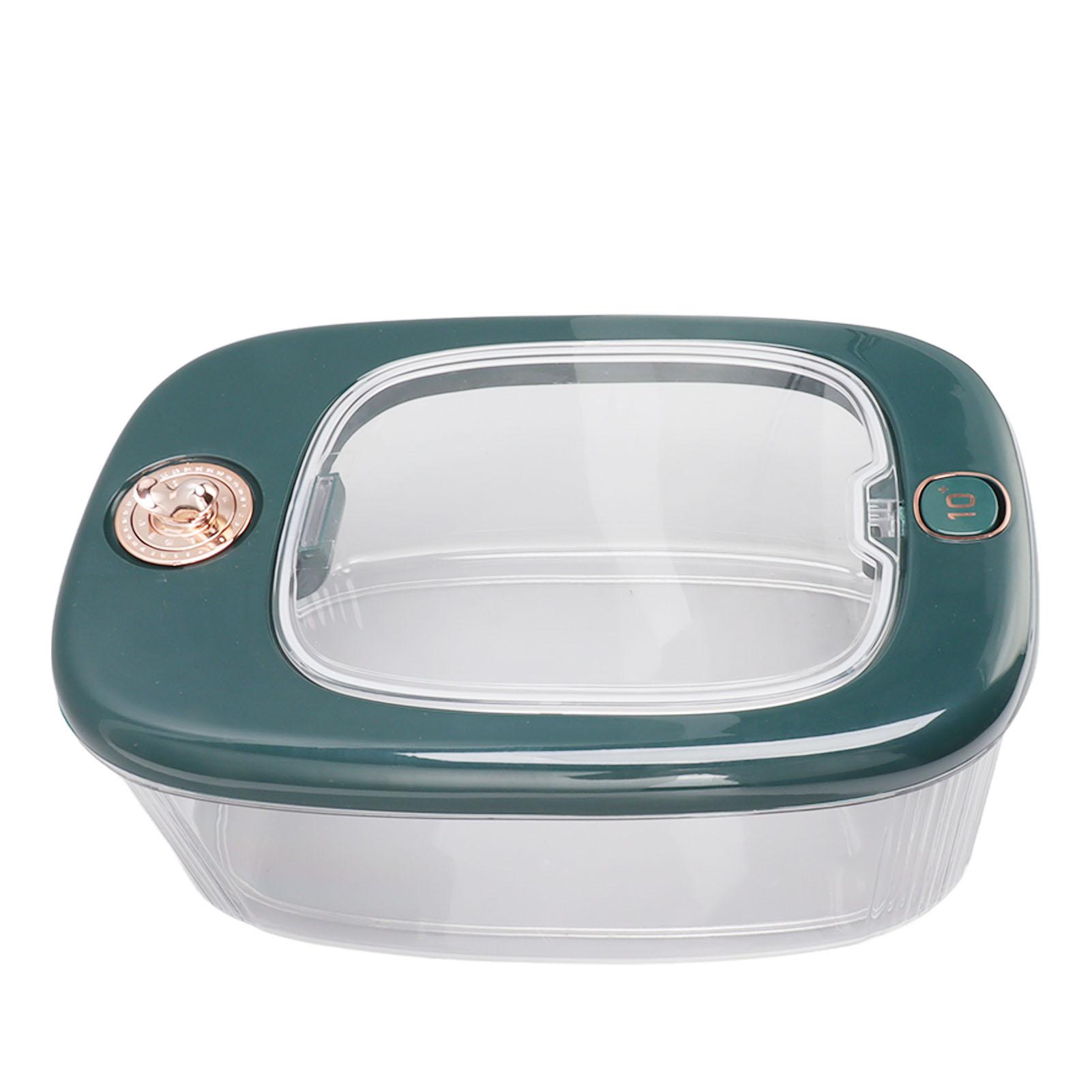 

Rice Storage Bucket PP Rice Container Transparent Cover Food Storage Dispenser Corn Bucket for Home Green L зелений