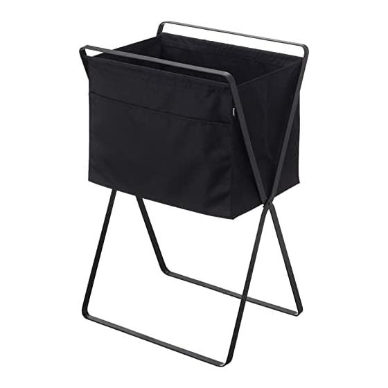 Foldable High Floor Laundry Basket Tower Large Capacity Black Yamazaki Jitsugyo 35L Laundry Box Basket Laundry Basket Laundry Rack Laundry Storage