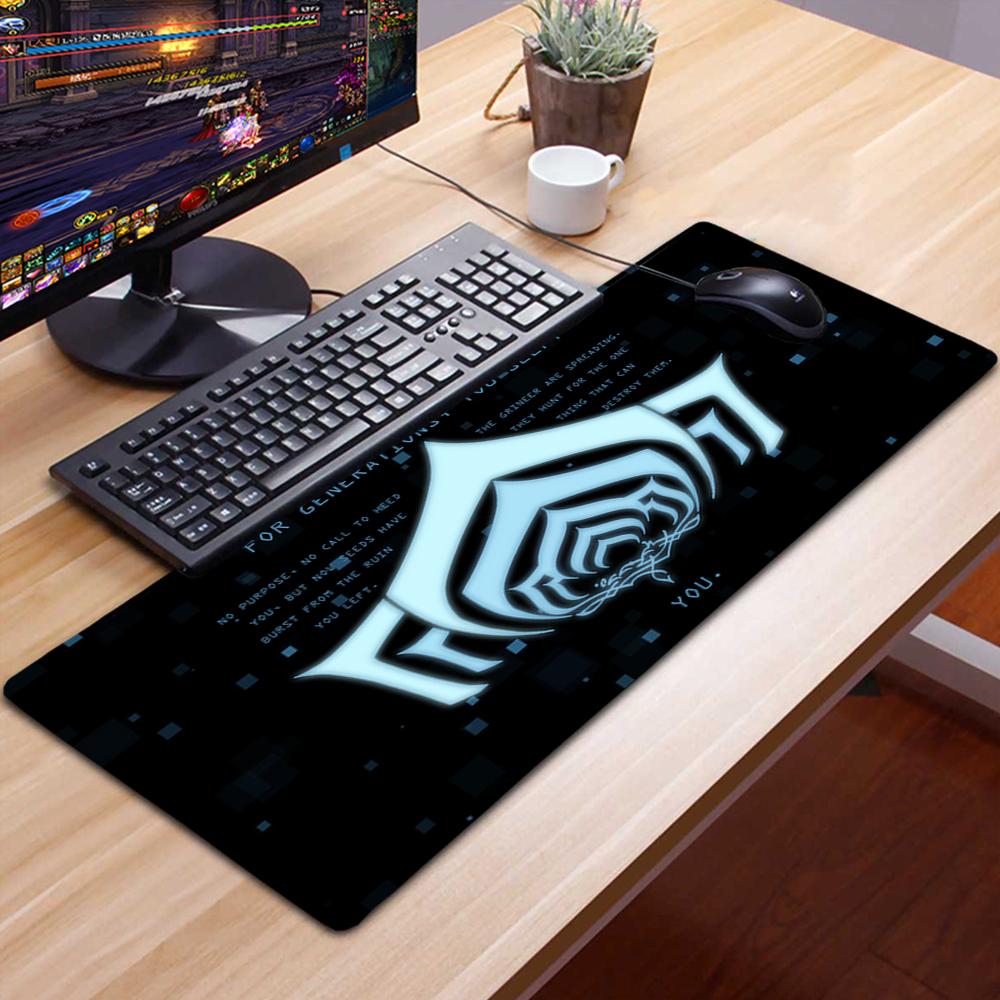 Warframe Helden Spiel Mauspads Alfombrilla Gaming Zubehör Rutschfestes Mauspads XXL Mauspads 90x30 Tappetino Mouse Tapis De Souris