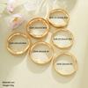 Vintage Chunky Wheels Metal Cuff Bangles Bracelets Set for Women Fashion Simple Smooth Exaggerated Stacked Bangles Jewelry Gifts