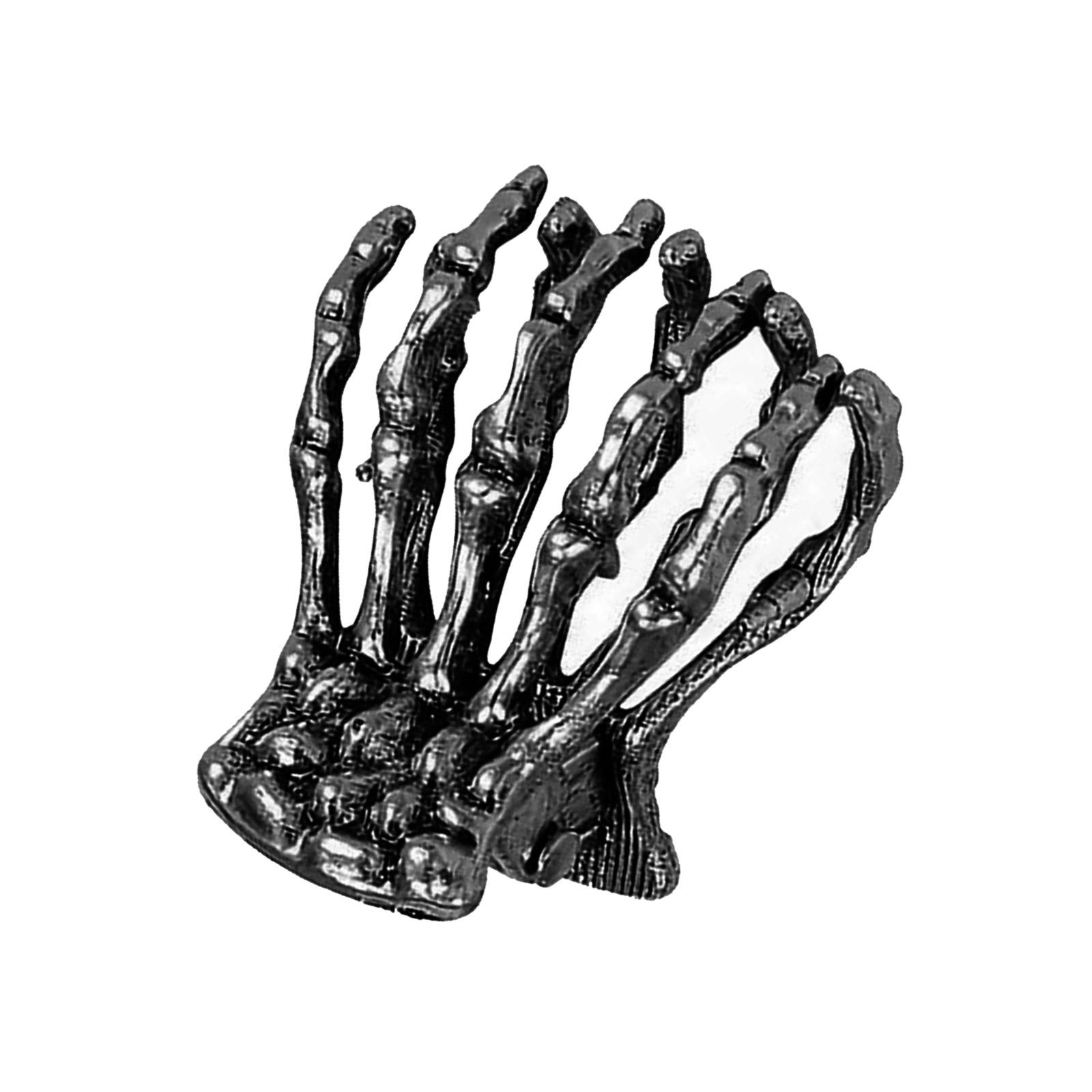 

Hair Claw Clip Princess Theme Hair Claw Clamp Cool Skeleton Hair Catch Barrettes Strong Hold Hairpin for Girls чорний