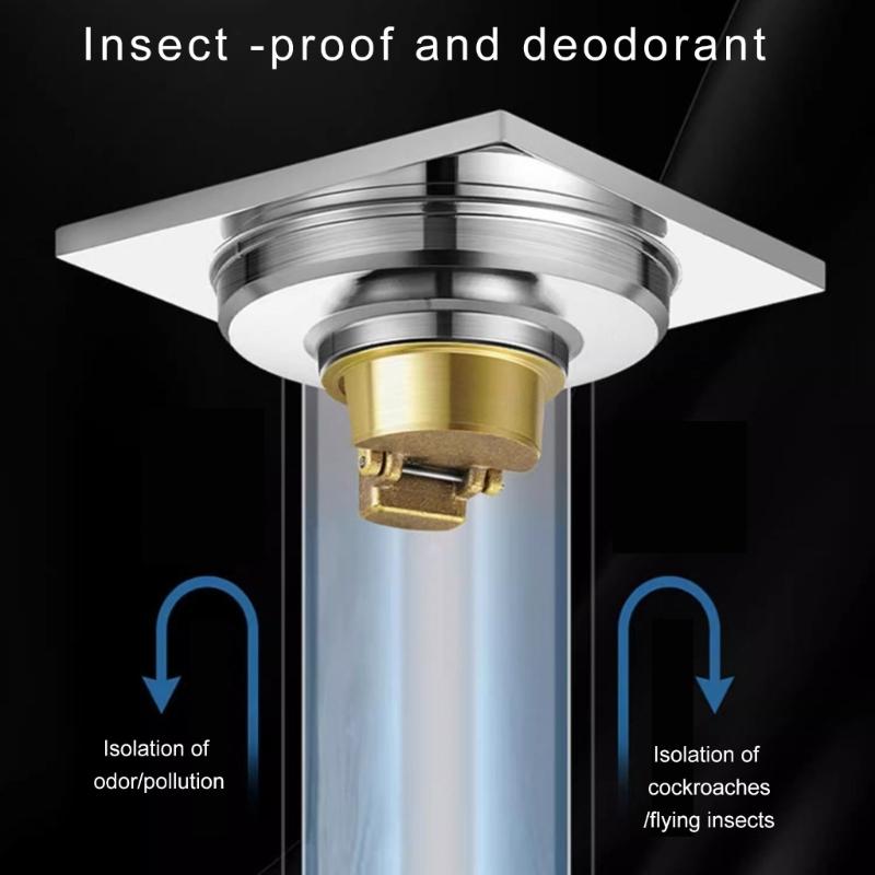 Small Bathroom Floor Drain Accessory with Fast Drainage & Odor Prevention Quick Drain Bathroom Floor Strainer for Home