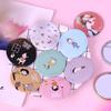 Mini Cute Cartoon Pattern Portable Pocket Makeup Mirror,Compact Cosmetic Small Mirror Design,For Girls Women Daily Makeup Travel