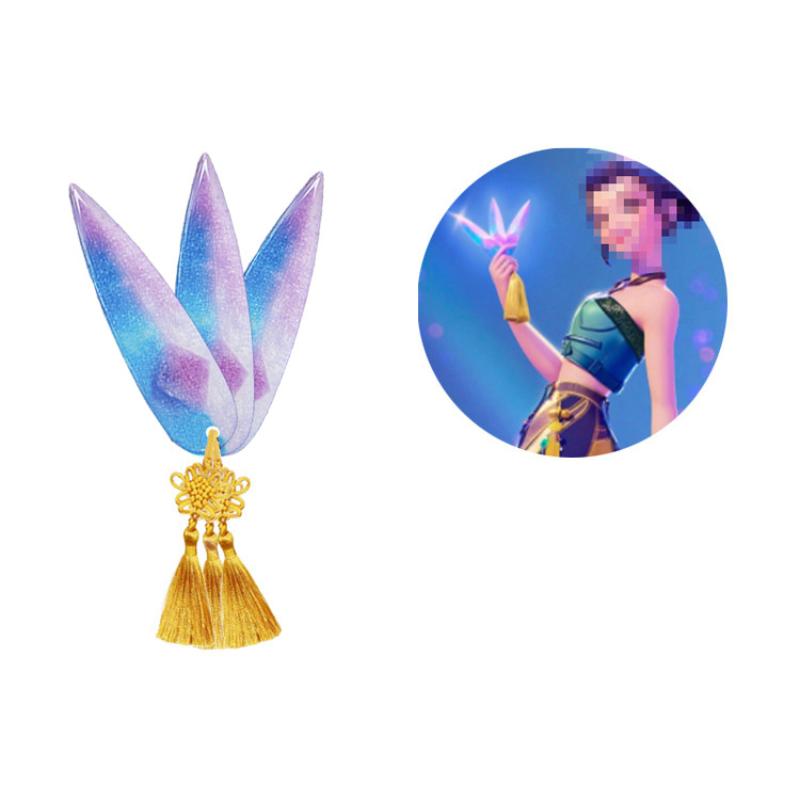 Реплика оружия Зои для Охотника на демонов, Набор из трех штук, Косплей, Фэнтези-аксессуар, Костюм на Хэллоуин, Коллекционный предмет из фильма