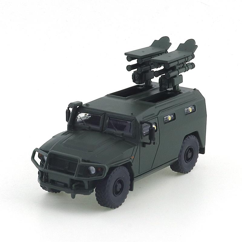 MASSDI 1/64 The Hummer H1 Armored Vehicle of The Russian Tiger Type Car Alloy Motor Vehicle Diecast Metal Model Kids Toys Boys