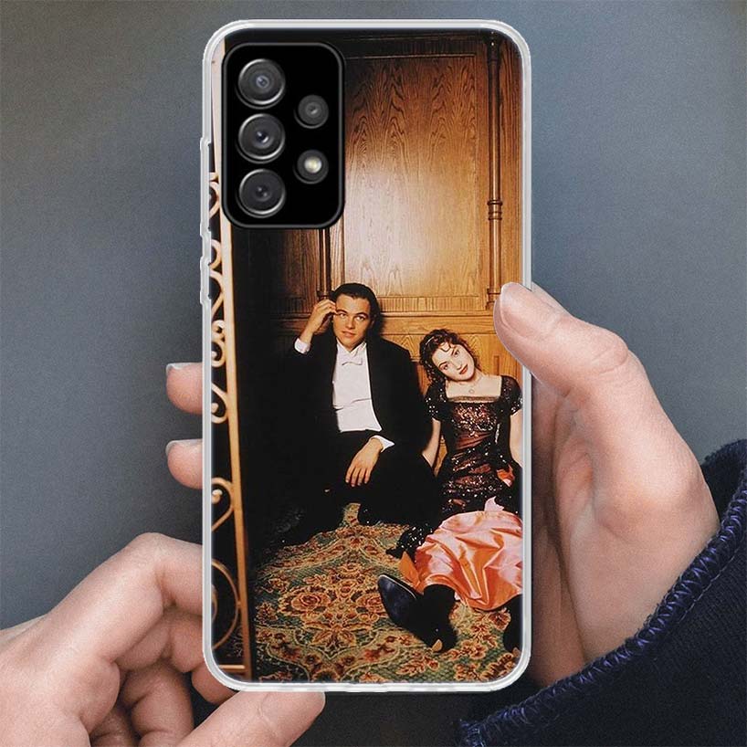 Titanic Movie Rose Jack Phone Case For Samsung Galaxy A15 A55 A14 A54 A13 A53 A12 A52S A25 A24 A35 A34 A23 A33 A22 A32 A04S A03S