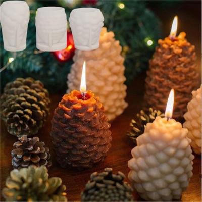 3D Kerze Sili Form DIY Multicavity Nuss Harz Seife Machen Set Schokolade Kuchen Eis Form Weihnachten Dekor Geschenk