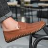 Men's Shoes Casual Formal Loafers Moccasins Italian Breathable Slip on Male Boat Shoes