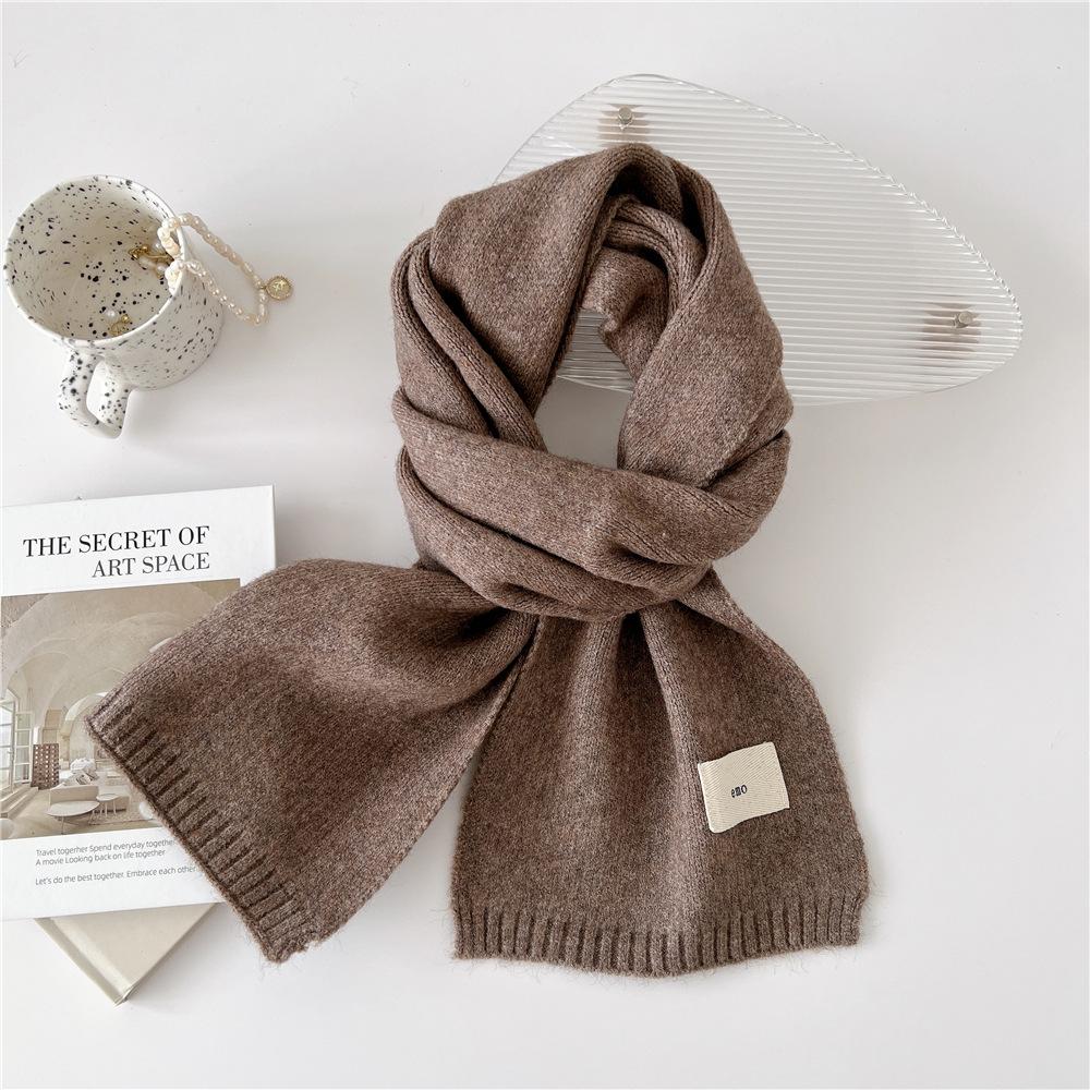 New Solid Color Scarf For Women In Spring And Autumn Versatile Ribbon Wrist Strap Headband Fashionable Decoration Student Neck Protection Small Scarf