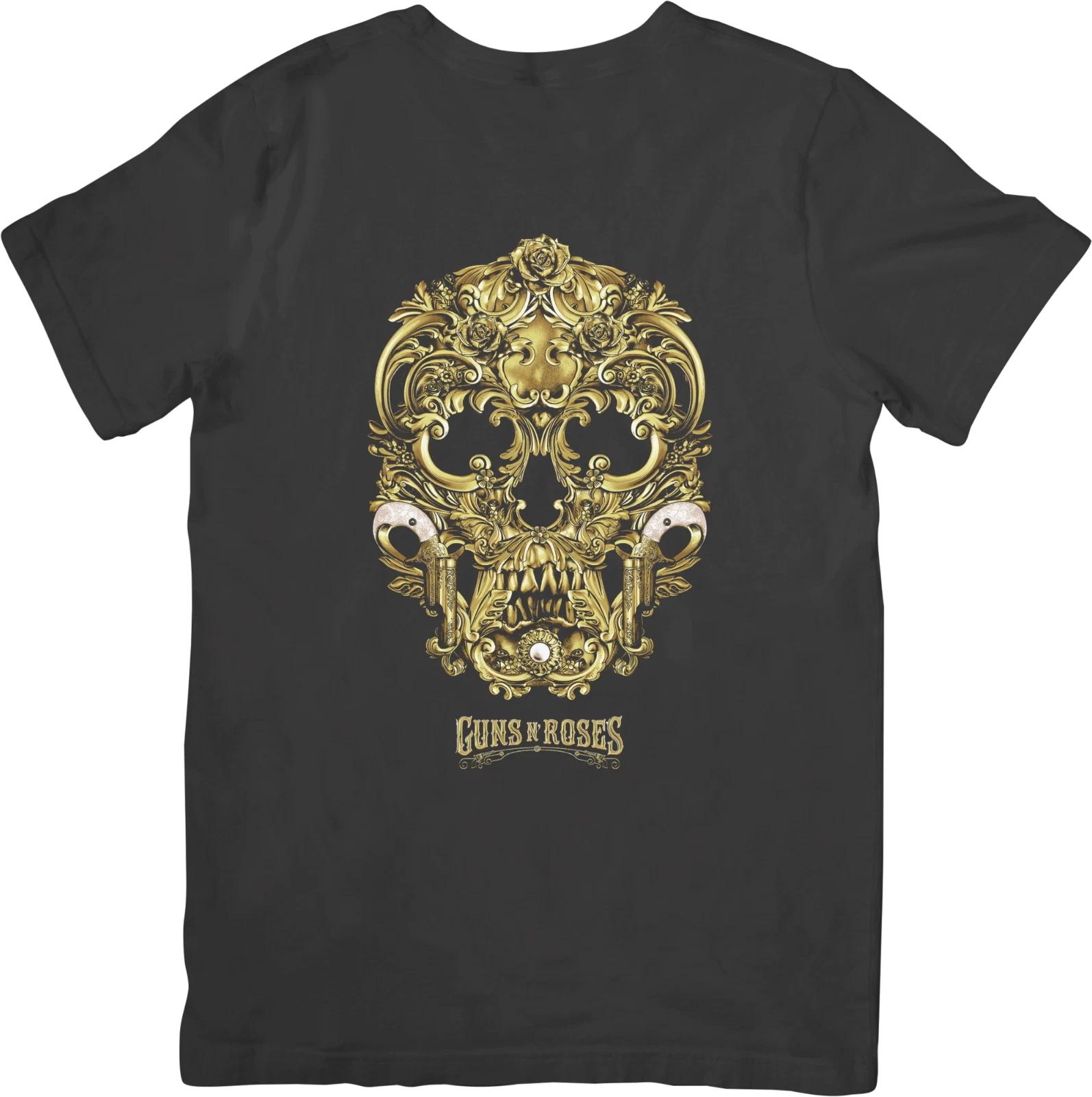 

Музыка Guns n Roses Унисекс Футболка из качественного хлопка Черная 2XL