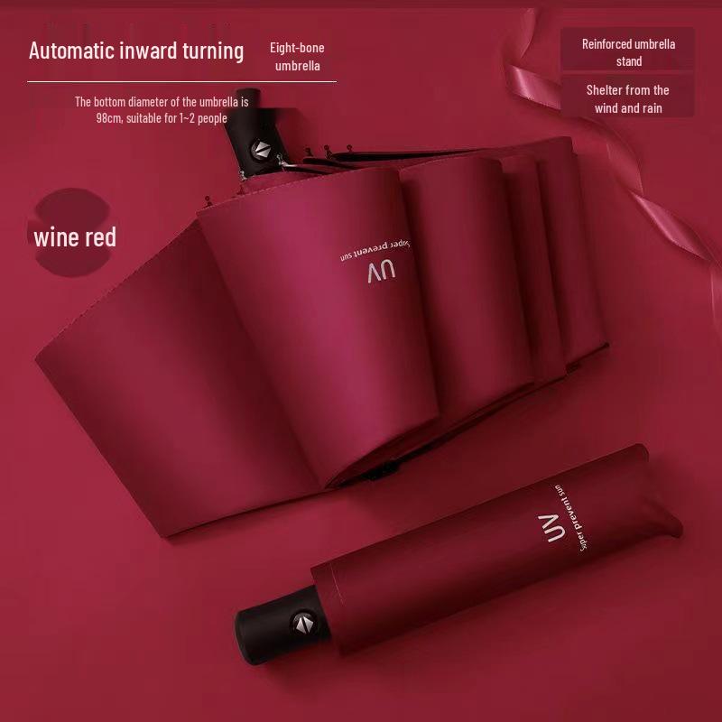 Dual-Use Anti-Storm UV-Proof Student Umbrella