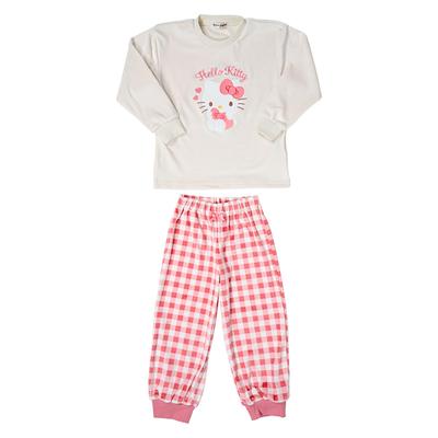 Sanrio Kids' Fleece Pajamas, Hello Kitty, 100cm, Name Space On Tag, 268666