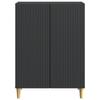 Sideboard Black 66 x 34.5 x 90 cm Particleboard