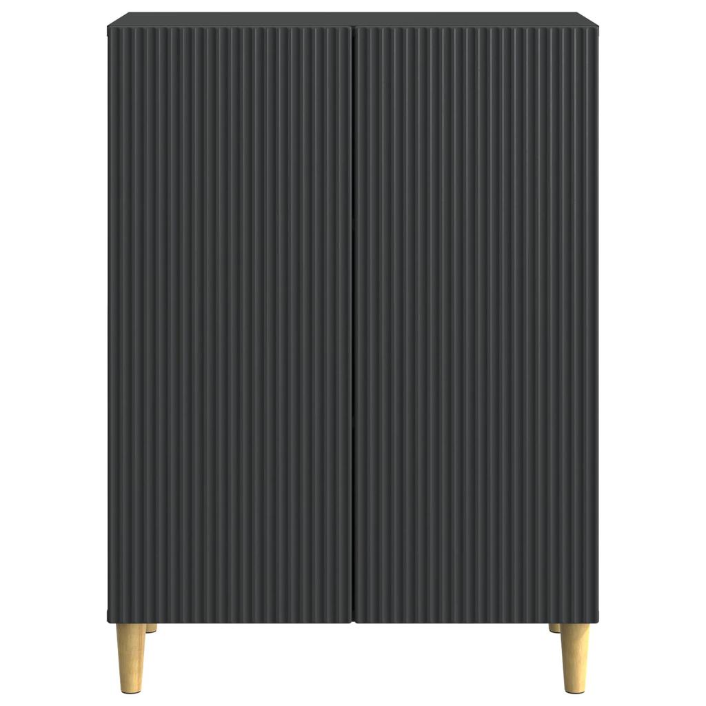 Sideboard Black 66 x 34.5 x 90 cm Particleboard
