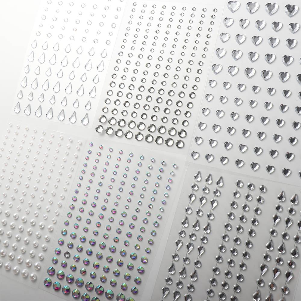 Tools Face Rhinestone Stickers Eyeliner  Decals Body Colored  Face Tattoo Stickers