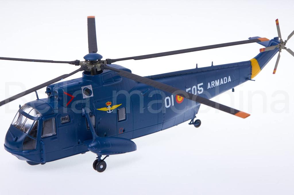 Spanish Army Helicopter Model Finished Product Agusta Sea King 1/72 SH-3D AS-61 [Used]