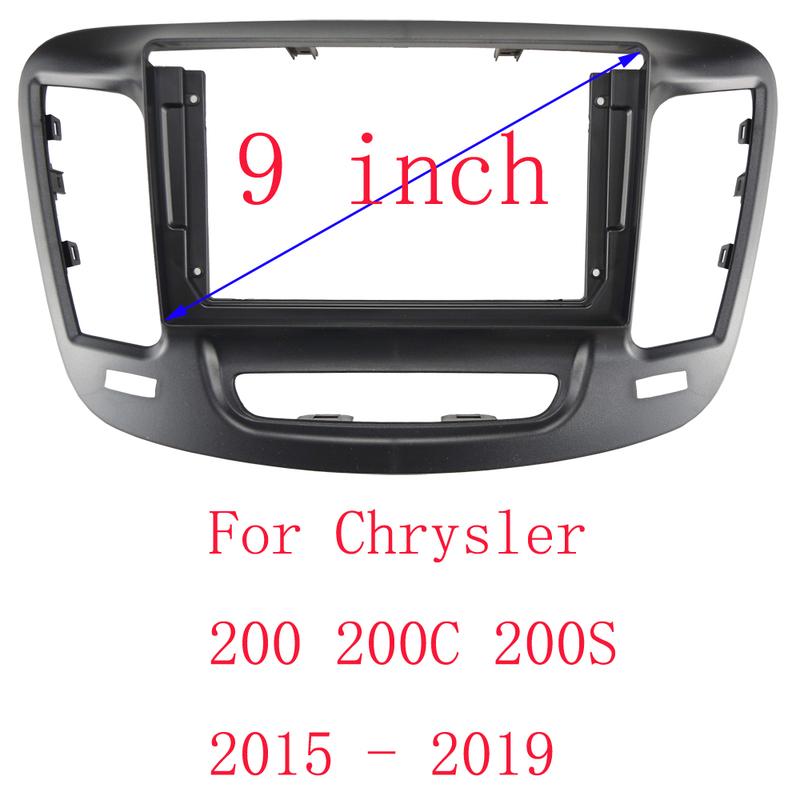 HAOCHEN For Chrysler 200 200C 200S 2014-2018 Car Radio Fascias Frame Stereo Panel Wiring Harness Power Cable Adapter Canbus