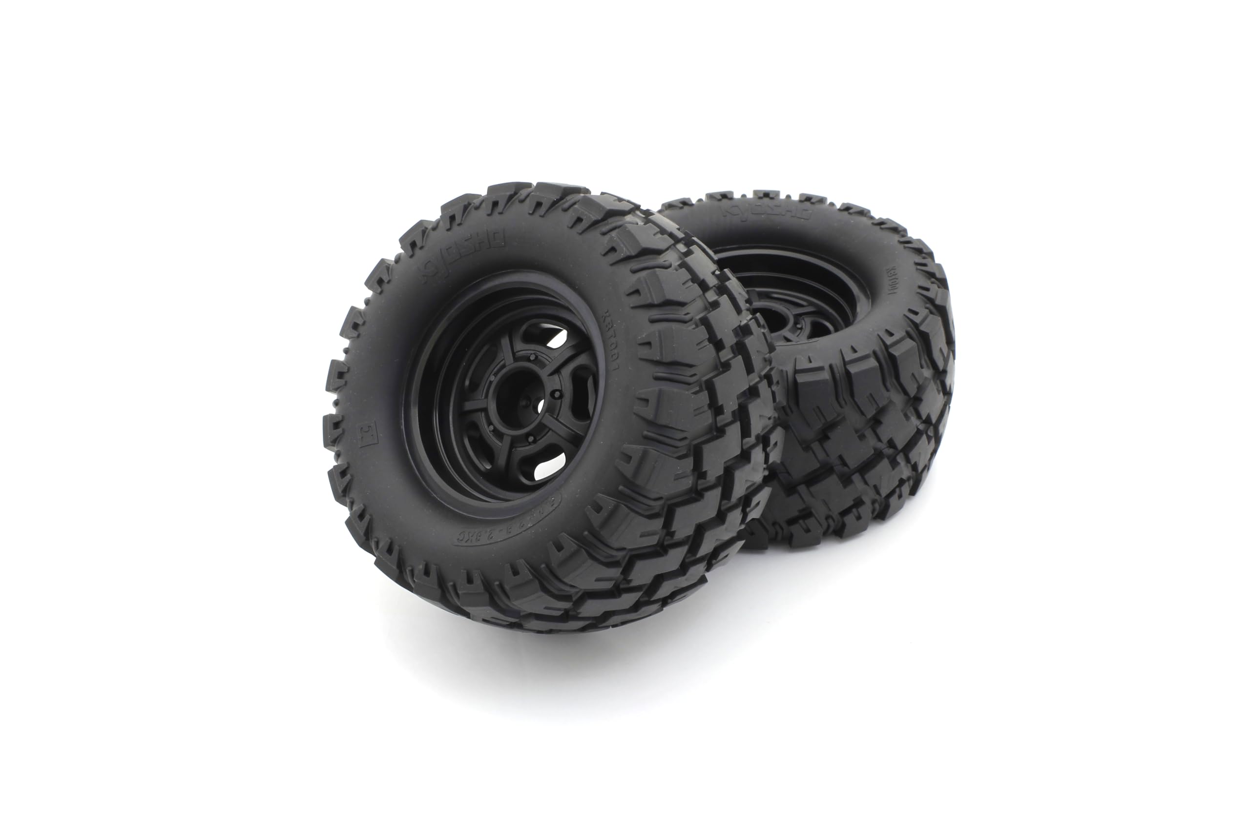 

Kyosho Adhesive Tire Wheel Set Wagon RC Model Parts KBTH001BK & (Mud VE/Black/2 pieces)
