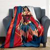 1pc Wonder Woman Flannel Throw Blanket - HD Printed Lightweight Soft Warm All-Season Blanket for Sofa, Bed, Travel, Camping 130