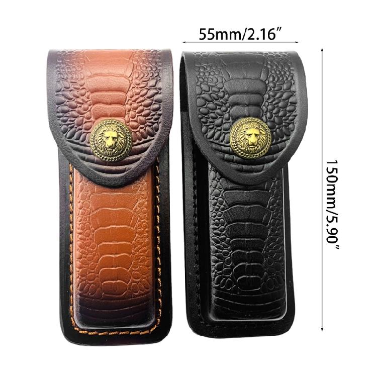 Unique Knife Straight Outdoor Bag Fixed Leather Knife Cover For Kitchen Storage