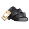 Men'S Leather Belt Gold Automatic Buckle Belt Business Youth Independent Station