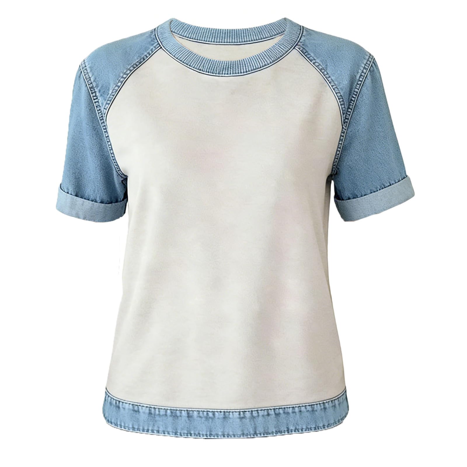 

Модный повседневный женский однотонный топ XL белый