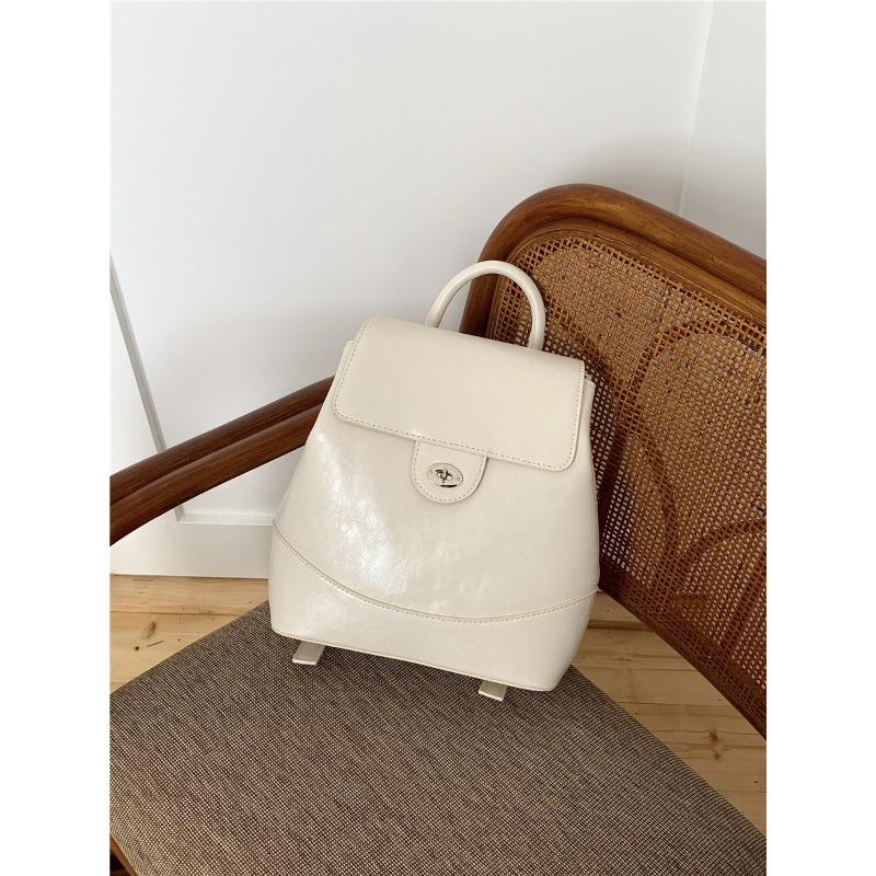 

Silver backpack niche new women s backpack trend student small backpack women білий