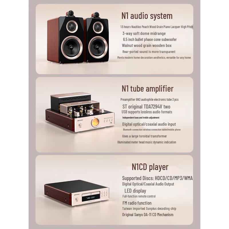 SANSUI N1 Tube Amplifier HiFi Audio System