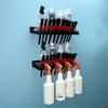 Dark Iron Storage Shelf For Liquid Containers Brushes And Air Powered Components Up To 3 Inches