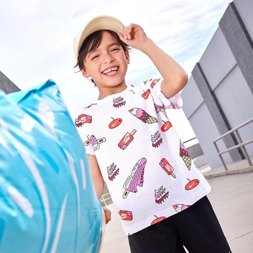 T-Shirt Nike T Shirt Pure White Children Aged 3 7 Years Old
