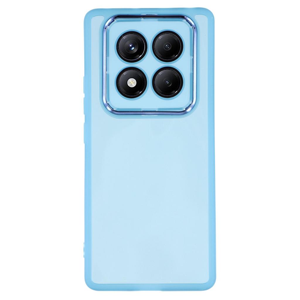 For Xiaomi Redmi Note 14 Pro 4G Case Electroplated Camera Frame TPU Phone Cover