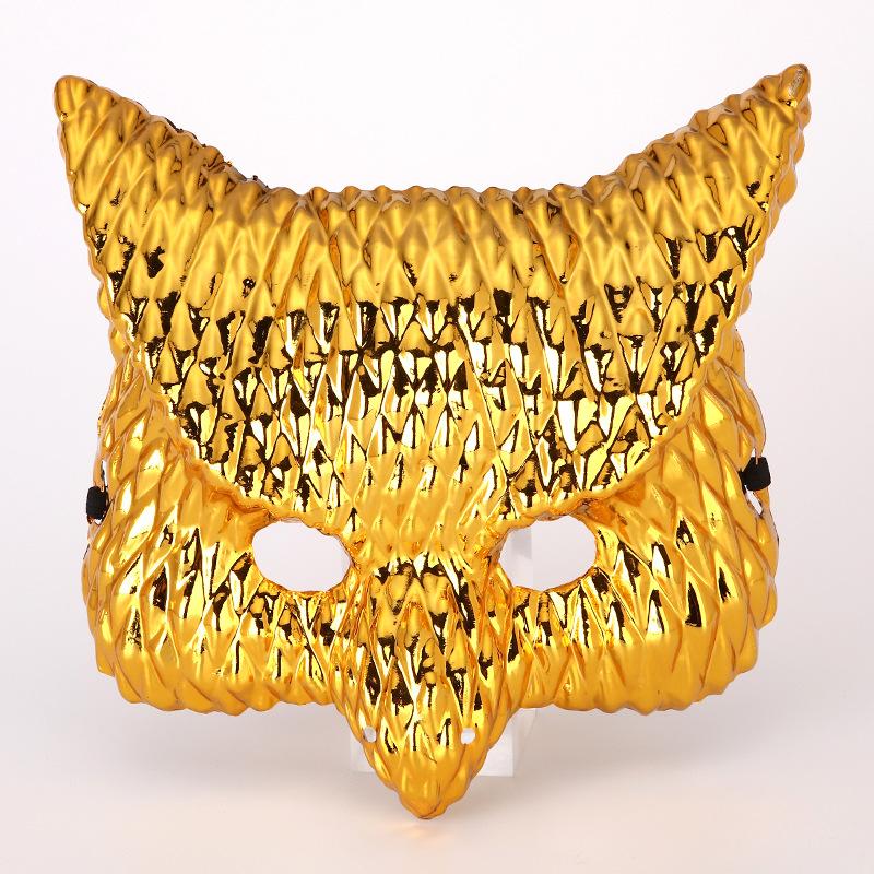 Corée TV Calmar SG 2 Cosplay Tigre Lion Hibou Masque Casque Fantaisie Disfraz Costume Accessoires Hommes Femmes Fête Jeu de Rôle Accessoire One Size yellow
