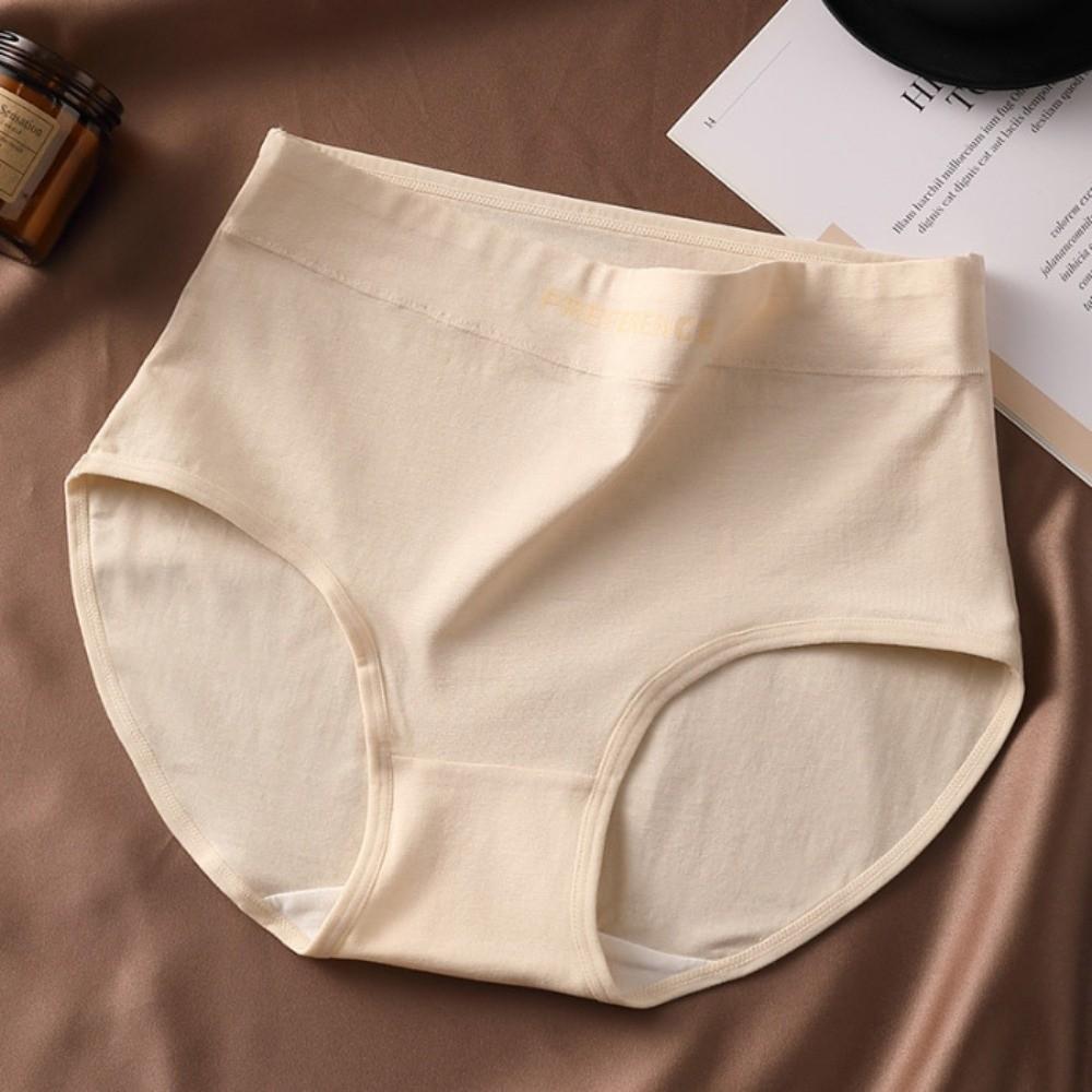 4Pcs Elastic Female Cotton Briefs Cotton Crotch Letter Underpants Women Cotton Panties Set  Lady