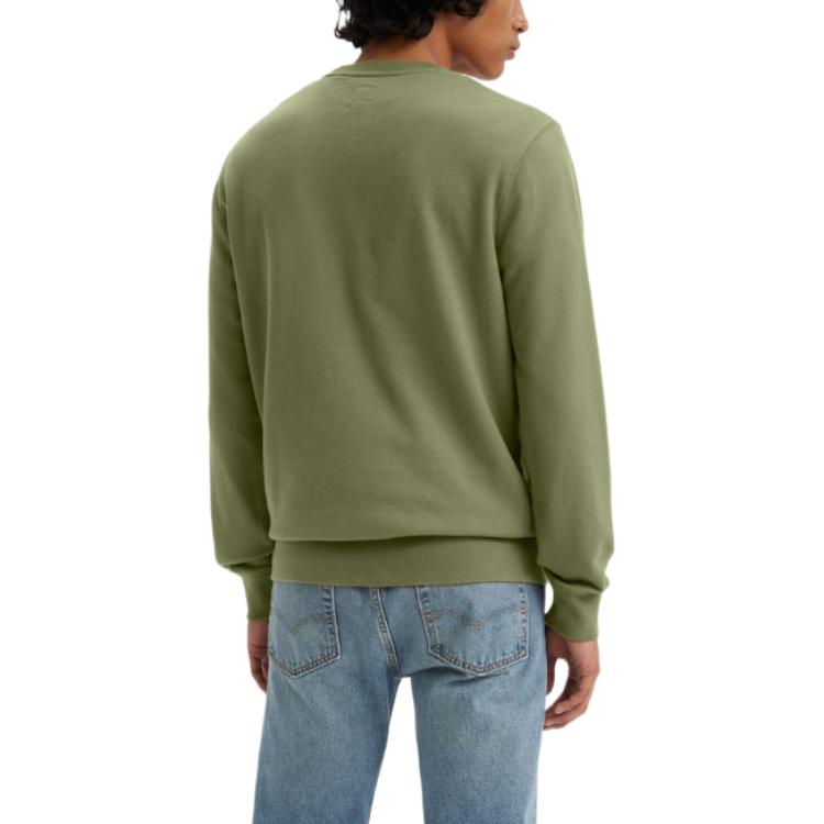 Bluza Levis z logo, z długim rękawem, z okrągłym dekoltem, męska, bluza 35909-0058