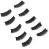 5 Paar dicke, dichte falsche Wimpern, dreidimensionales, langes, lockiges, falsches Wimpern-Make-up-Tool(D46 )