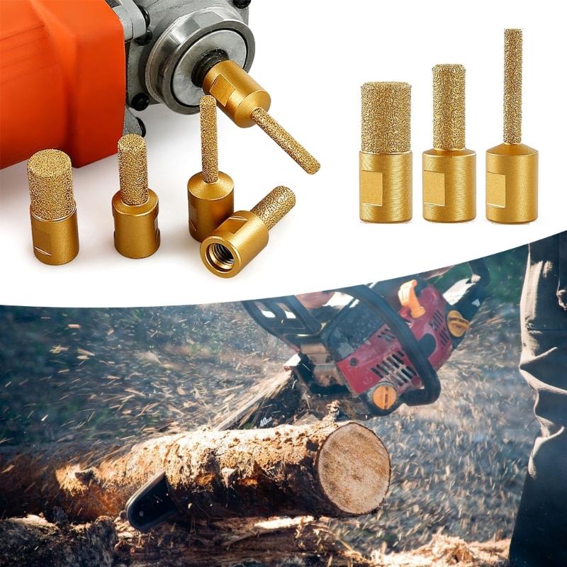 Łatwy w montażu Okrągły trzpień Spawany próżniowo Głowica z zadziorami Plik obrotowy do szlifowania Odpowiedni do szlifierki kątowej Warsztat Domowy Garaż