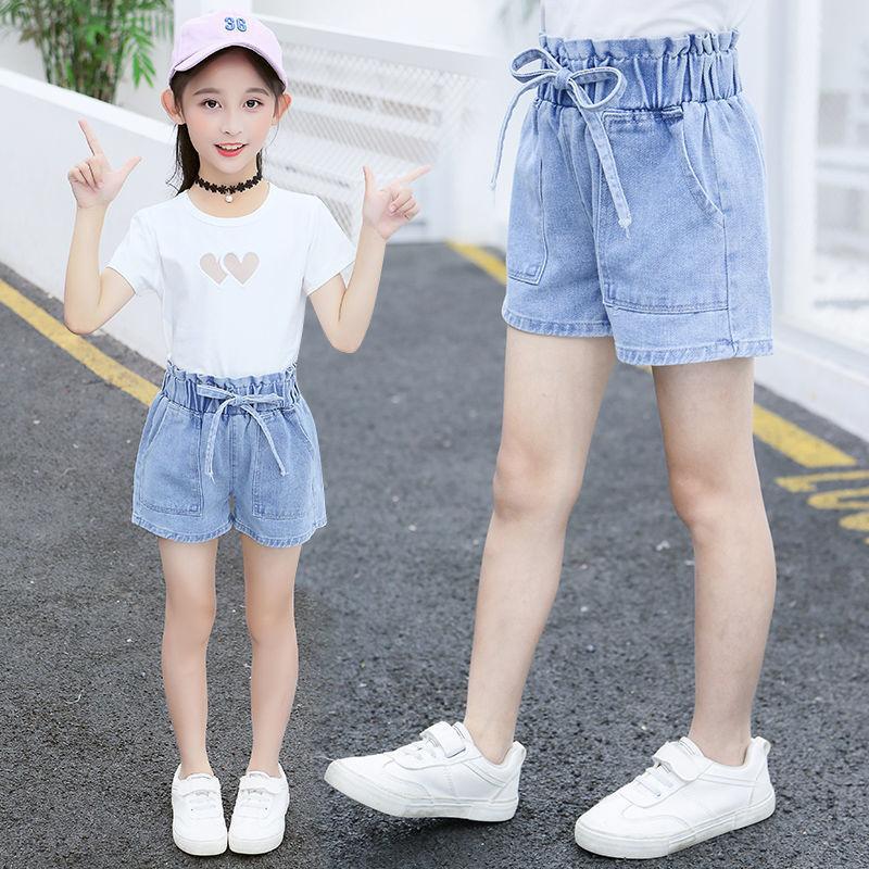 Summer Girls Denim Shorts Children's Casual Short Pants