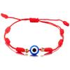 New Seven-Knot Lucky Red Rope Bracelet with Evil Eye – Handwoven and Trendy
