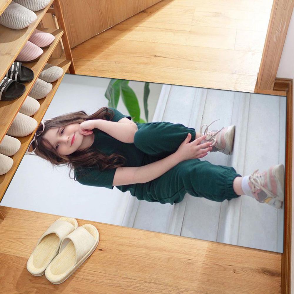 Customize Photos Customize picture Floor Mat Suitable for Dormitory Hallway Outdoor Bedrooms Anti-slip Rug Decorate Offices Best for Christmas