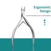 Stainless Steel Cuticle Clippers Trimmer Dead Skin Remover Pedicure Tool Cuticle Nippers Nail Manicure Scissors for Personal