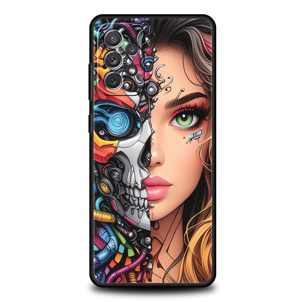 

Hot Girls Phone Case for Samsung Galaxy A55 A35 A17 A07 A15 A13 A25 A51 A71 A72 A73 A32 A52 A52S A41 5G Soft TPU Shell Funda Bag Samsung A53 5G