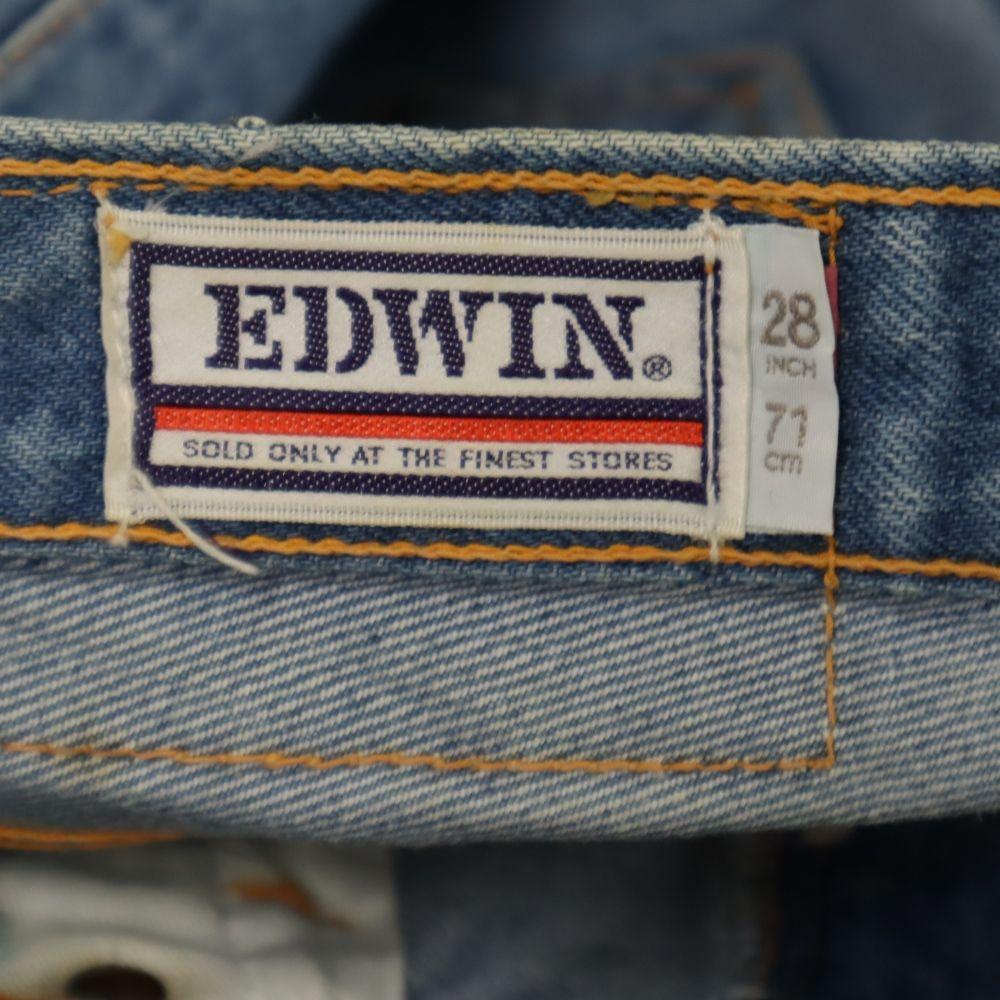 EDWIN Vintage Boot Cut Denim Pants W28 Jeans Women Used