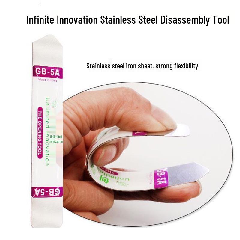 Ultra-Thin Stainless Steel Pry Bar for Screen Removal & Mobile Phone Repair Single Pry Slice