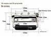 304 Stainless Steel Spring-Loaded Folding Handle for Aluminum Tool Box