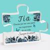 1pc,  Spanish Enhanced Acrylic Block Puzzle Plaque - Delicate Aunt Gifts - Perfect Christmas Anniversaries  Wedding Birthdays