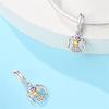 925 Silver Guardian Angel Charms Beads Angel Wings Drunk Angel DIY Bracelet Jewelry Gift for Birthday Lucky