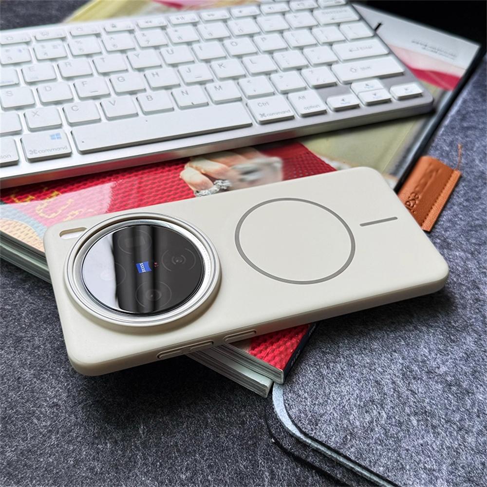 Ultra Thin Solid Color Magnetic Wireless Charging Matte Case For VIIVO X200 Ultra X200 Pro MINI X200S Slim Hard PC Phone Cover