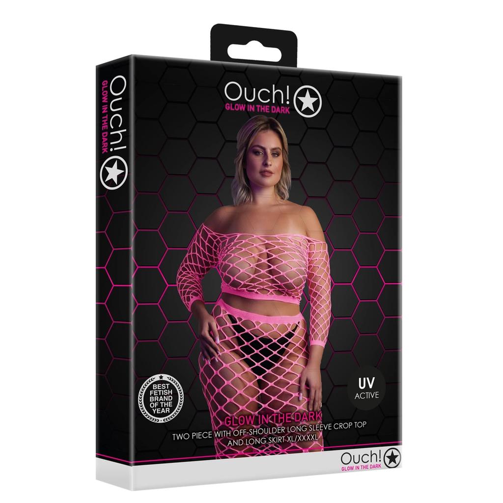 Long Sleeve Top with Long Skirt XL/XXXXL Ouch! by Shots